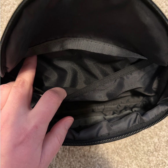 The North Face Black Belt Sling Bag with Rose Gold Hardware - Picture 4 of 5